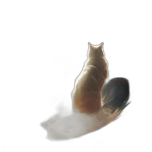 animal, creature, hair, dragon, watercolor, concept art, photorealistic, fantasy art transparent PNG cut-out