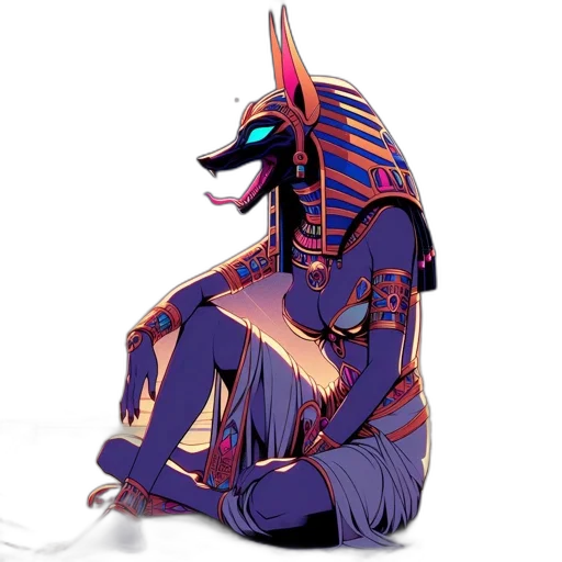 mask, creature, animal, jacket, concept art, fantasy art, pixel art, cyberpunk transparent PNG cut-out