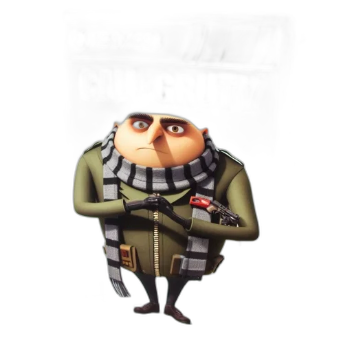 jacket, staff, face, hat, concept art, 3d render, photorealistic, cartoon transparent PNG cut-out