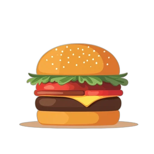 food, animal, pixel art, 3d render transparent PNG cut-out
