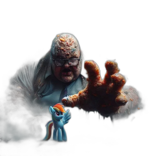 creature, concept art, fantasy art, comic book art, photorealistic, fog, fire, underwater transparent PNG cut-out