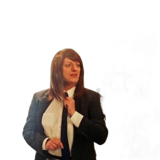 jacket, staff, robot, face transparent PNG cut-out