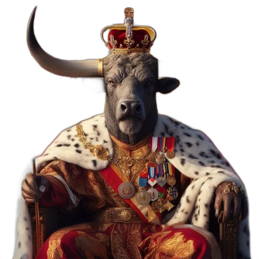 crown, animal, staff, jewelry, concept art, fantasy art, photorealistic, 3d render transparent PNG cut-out