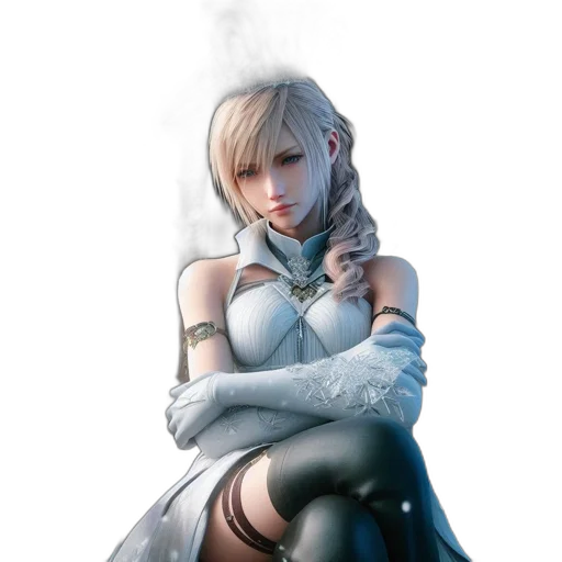 staff, sword, weapon, face, concept art, fantasy art, 3d render, anime transparent PNG cut-out