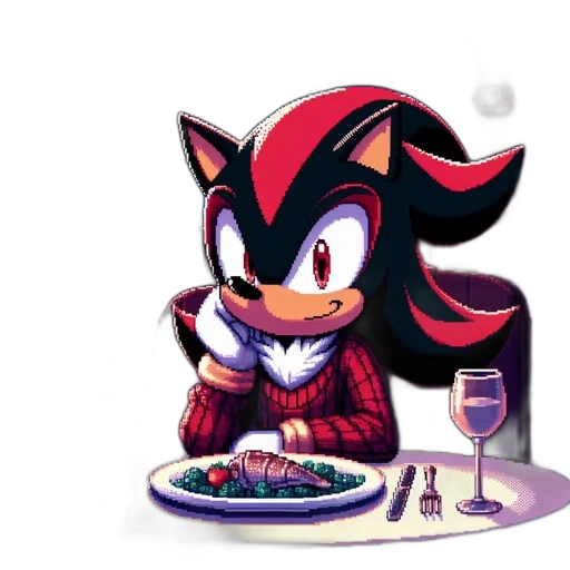 food, animal, creature, robot, pixel art, concept art, 3d render, comic book art transparent PNG cut-out