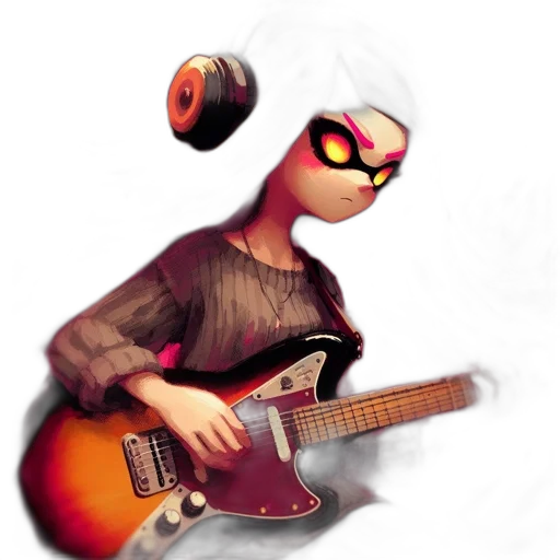 jacket, robot, animal, mask, concept art, 3d render, cartoon, watercolor transparent PNG cut-out