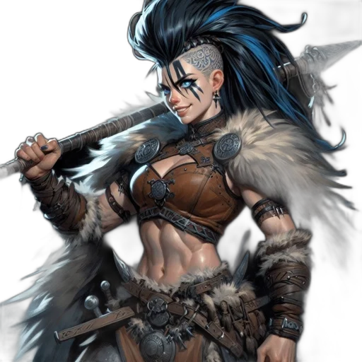 sword, weapon, fantasy art, concept art, comic book art, anime, blue, female transparent PNG cut-out