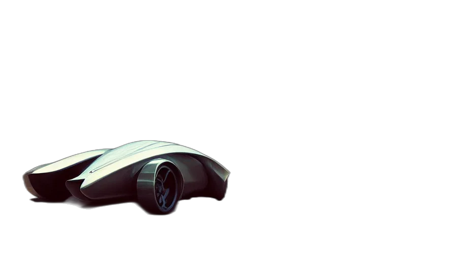 car, robot, 3d render, concept art transparent PNG cut-out