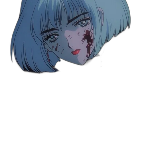 face, mask, creature, anime, watercolor, concept art, vaporwave, outer space transparent PNG cut-out