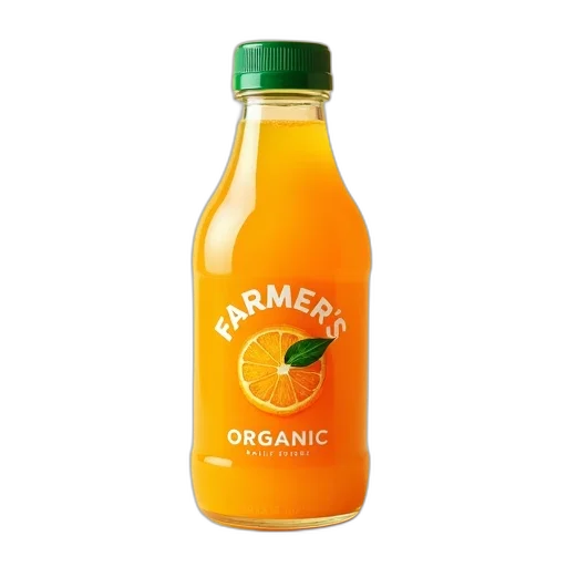 bottle, food, animal, weapon, 3d render, freshly, squeezed, orange transparent PNG cut-out