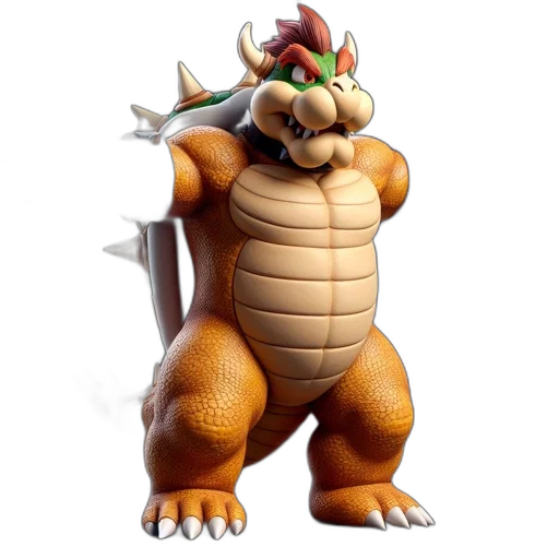 dragon, creature, animal, crown, 3d render, concept art, massive, orange-skinned transparent PNG cut-out