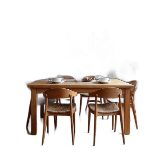 furniture, food, 3d render, photorealistic transparent PNG cut-out