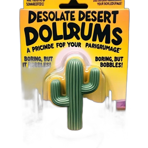 package, novelty, product, shaped, like, cactus, called, desolate transparent PNG cut-out