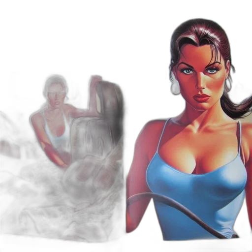 dress, mask, concept art, 3d render, comic book art, photorealistic, two, illustrations transparent PNG cut-out