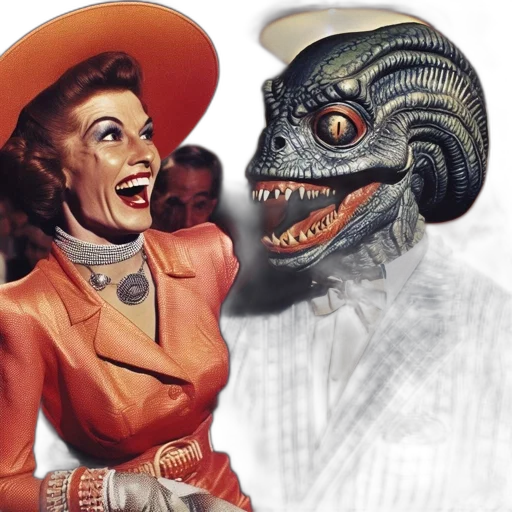 creature, mask, animal, hat, concept art, comic book art, outer space, woman transparent PNG cut-out