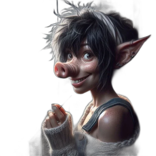 face, staff, dragon, creature, fantasy art, concept art, photorealistic, 3d render transparent PNG cut-out