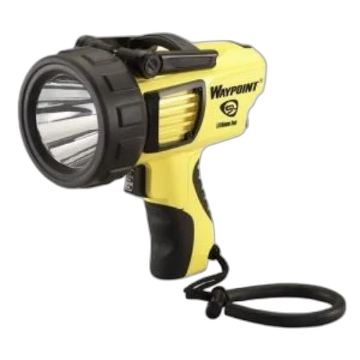 weapon, staff, yellow, black, flashlight, brand, name, waypoint transparent PNG cut-out