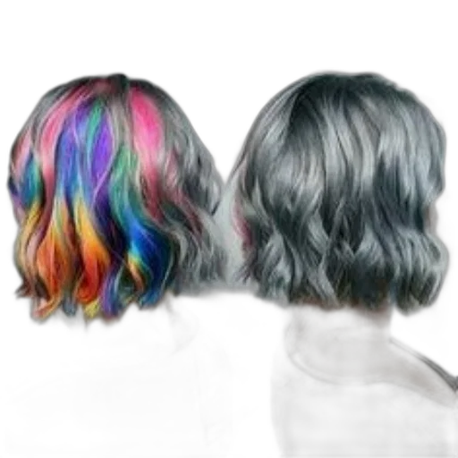 hair, crown, photorealistic, watercolor, 3d render, concept art, colorful, pastel transparent PNG cut-out