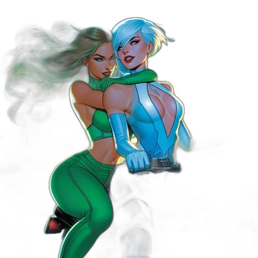 concept art, comic book art, fantasy art, pixel art, underwater, neon lights, fire, outer space transparent PNG cut-out