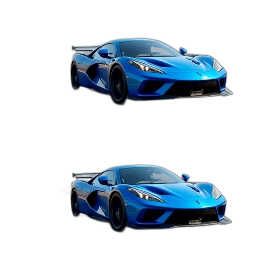 car, weapon, 3d render, photorealistic, concept art, fantasy art, blue, monochrome transparent PNG cut-out