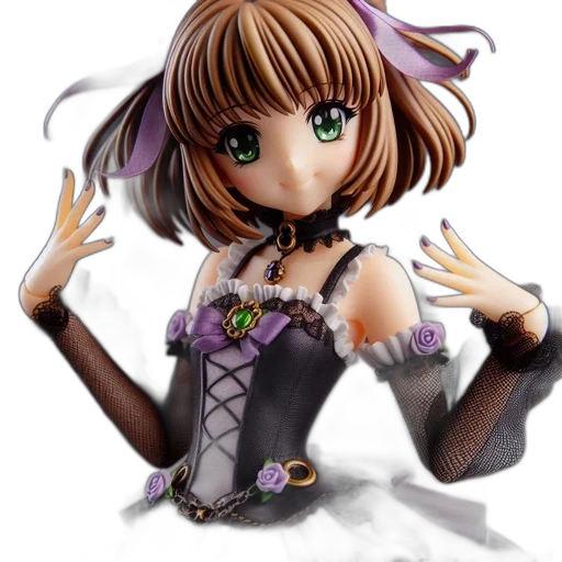 dress, jewelry, mask, face, 3d render, photorealistic, anime, concept art transparent PNG cut-out