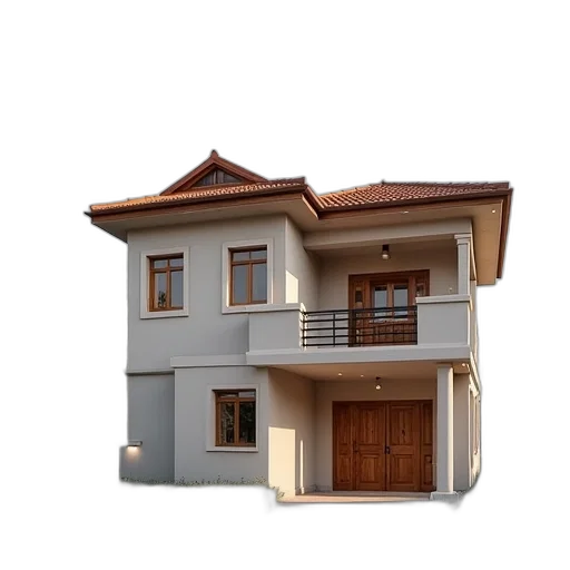 building, furniture, face, 3d render transparent PNG cut-out