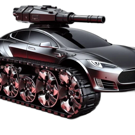 car, weapon, concept art, 3d render, cyberpunk, fantasy art, futuristic, features transparent PNG cut-out