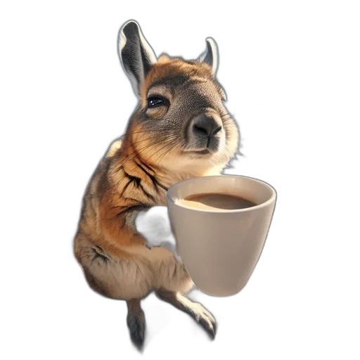 animal, creature, staff, food, photorealistic, 3d render, concept art, squirrel-like transparent PNG cut-out
