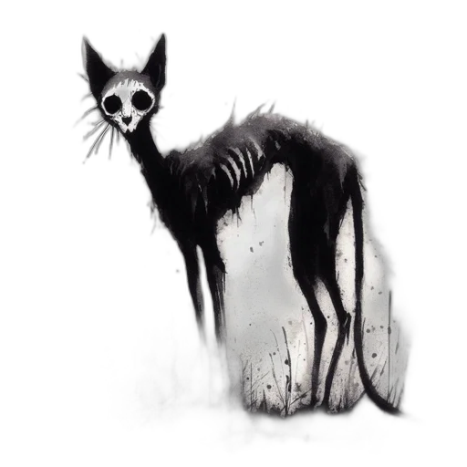 creature, animal, mask, face, concept art, watercolor, fantasy art, pencil sketch transparent PNG cut-out