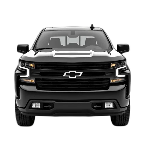 car, black, pickup, truck, chevrolet, logo, front, grille transparent PNG cut-out