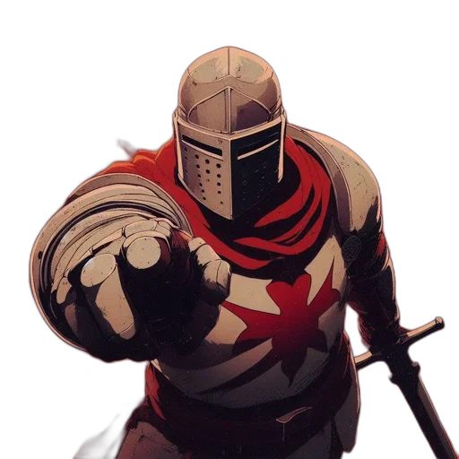 sword, mask, weapon, robot transparent PNG cut-out