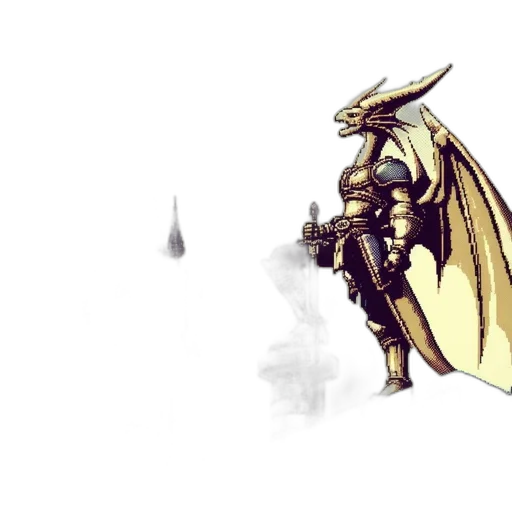 dragon, sword, weapon, staff transparent PNG cut-out