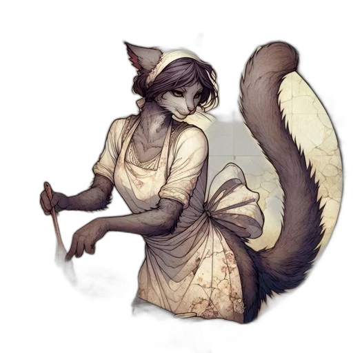 staff, creature, dragon, dress, fantasy art, concept art, pixel art, watercolor transparent PNG cut-out
