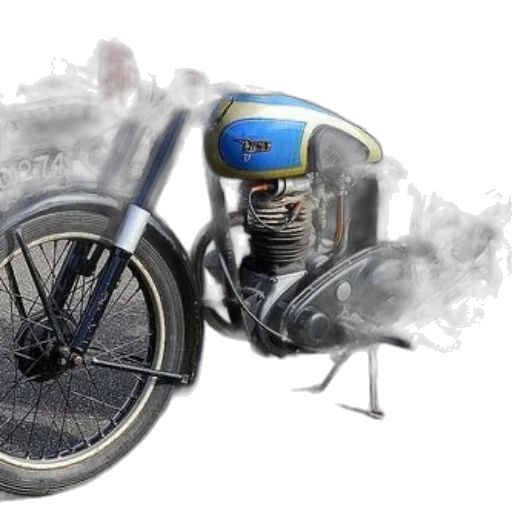 robot, car, photorealistic, concept art, 3d render, fantasy art, vintage, motorcycle transparent PNG cut-out