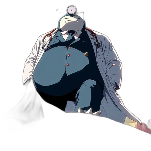 staff, weapon, robot, jacket, concept art, anime, cartoon, vaporwave transparent PNG cut-out