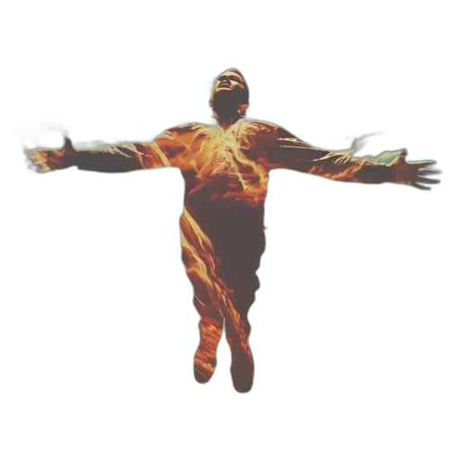 creature, animal, jacket, robot, 3d render, vaporwave, concept art, pixel art transparent PNG cut-out