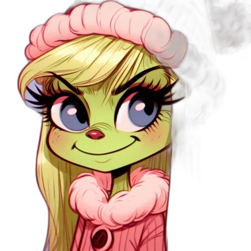 hat, dragon, concept art, pixel art, cartoon, fantasy art, neon, green transparent PNG cut-out