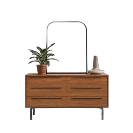 furniture, hair, staff, 3d render transparent PNG cut-out