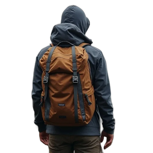jacket, 3d render, high, sierra, backpack transparent PNG cut-out