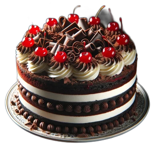 food, crown, 3d render, photorealistic, multi-layered, chocolate, vanilla, cake transparent PNG cut-out