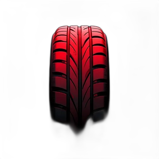 car, shoes, crown, 3d render, photorealistic, red, black, logo transparent PNG cut-out