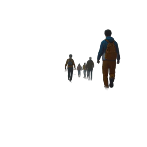 robot, 3d render, concept art, pixel art, photorealistic, fog, outer space, city street transparent PNG cut-out