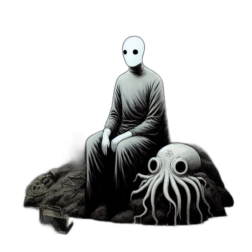 creature, mask, robot, animal, concept art, comic book art, pixel art, fantasy art transparent PNG cut-out