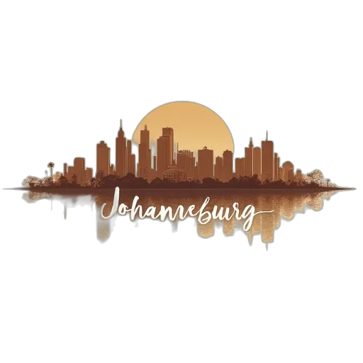 brown, skyline, print, name transparent PNG cut-out