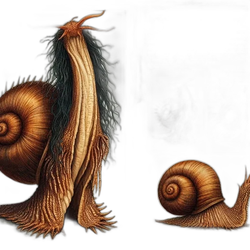hair, creature, animal, dragon, concept art, fantasy art, photorealistic, 3d render transparent PNG cut-out