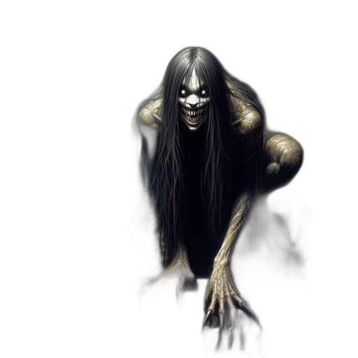 creature, hair, animal, face, concept art, fantasy art, photorealistic, comic book art transparent PNG cut-out