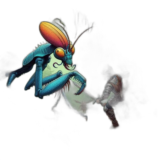 creature, dragon, staff, animal, concept art, fantasy art, pixel art, 3d render transparent PNG cut-out