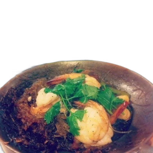 food, photorealistic, table, filled, plates, including, dish, shrimp transparent PNG cut-out