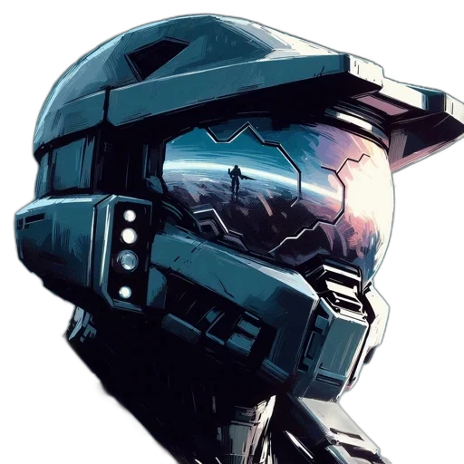 robot, face, mask, concept art, comic book art, cyberpunk, pixel art, futuristic transparent PNG cut-out