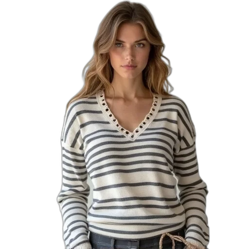 jacket, dress, jewelry, photorealistic, monochrome, earth tones, dark, striped transparent PNG cut-out